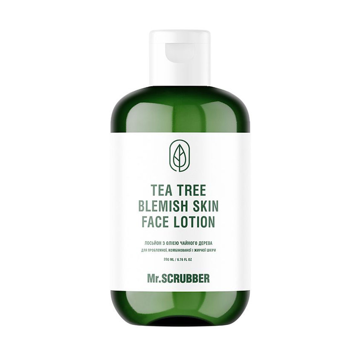 Лосьйон для обличчя Mr.Scrubber Tea Tree Blemish Skin Face Lotion з олією чайного дерева, 200 мл